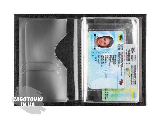 Обкладинка Крокодил - Чорна з чорною ниткою, Срібний